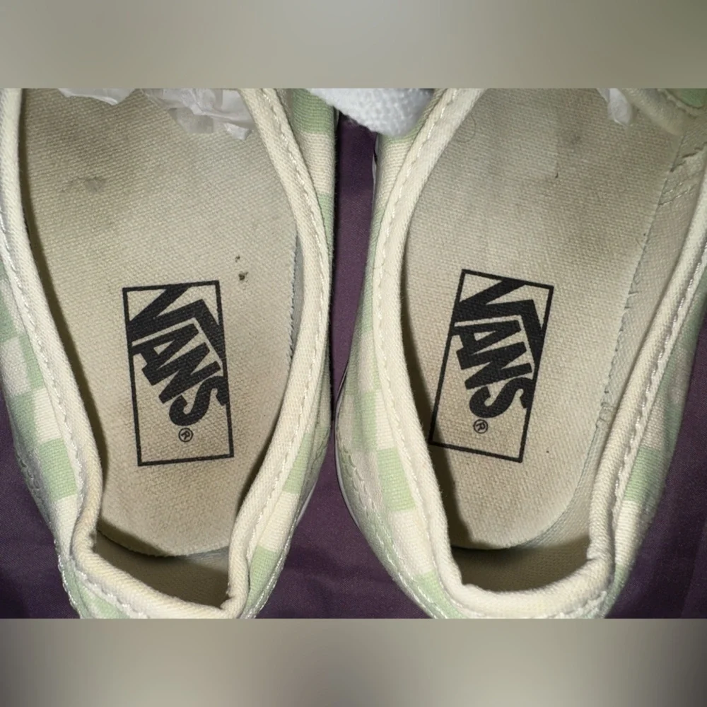 Vans Authentic Checkerboard Ambrosia Sneakers – Women’s Size 8 – EUC - Picture 10 of 11